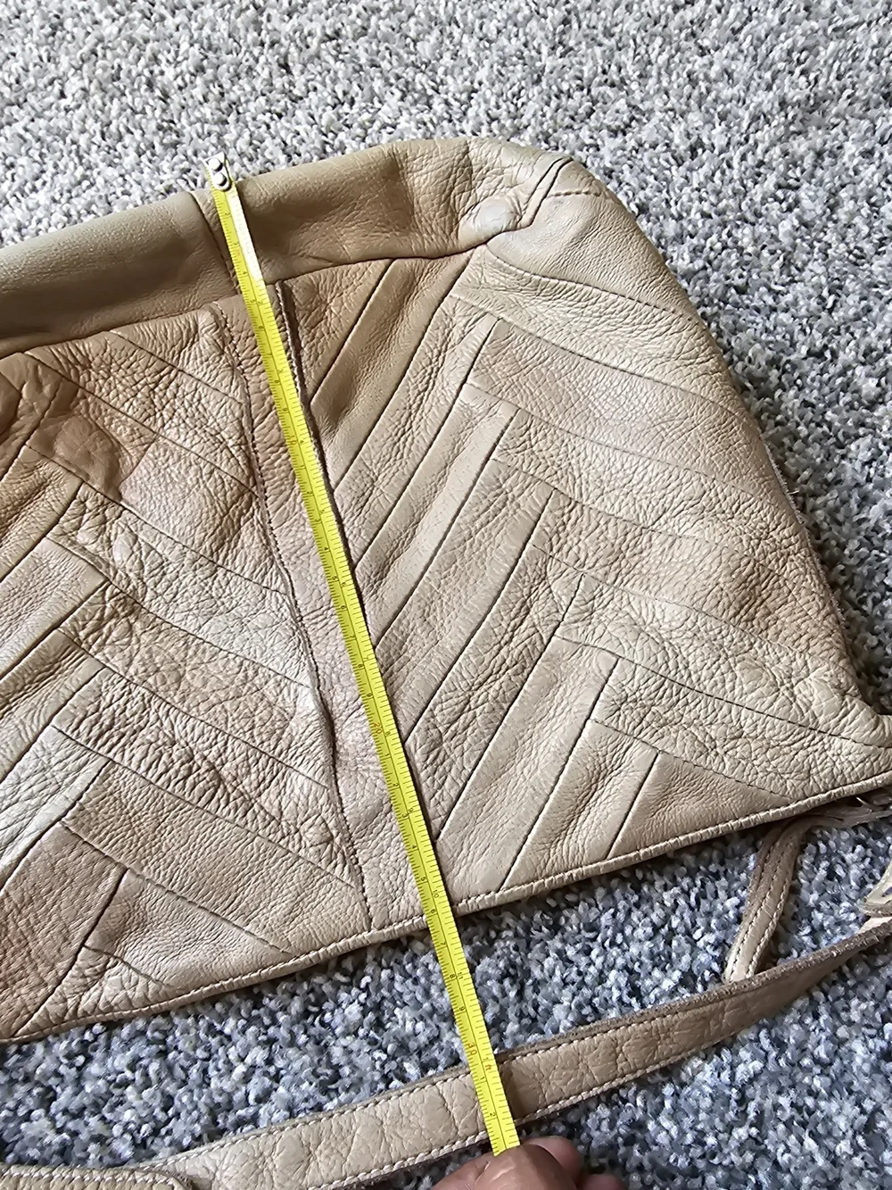 Lucky Brand Neutral Taupe Hobo Shoulder Bag